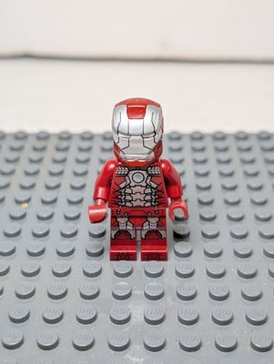 LEGO Iron Man Mark 5 MK-5 Armor Minifigure 76125 Marvel Flip Open Helmet Mask