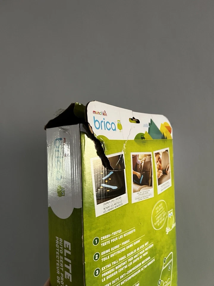 Protector de asiento de coche Munchkin Brica Elite Seat Guardian, aprobado para prueba de choque -... Foto 3 de 3