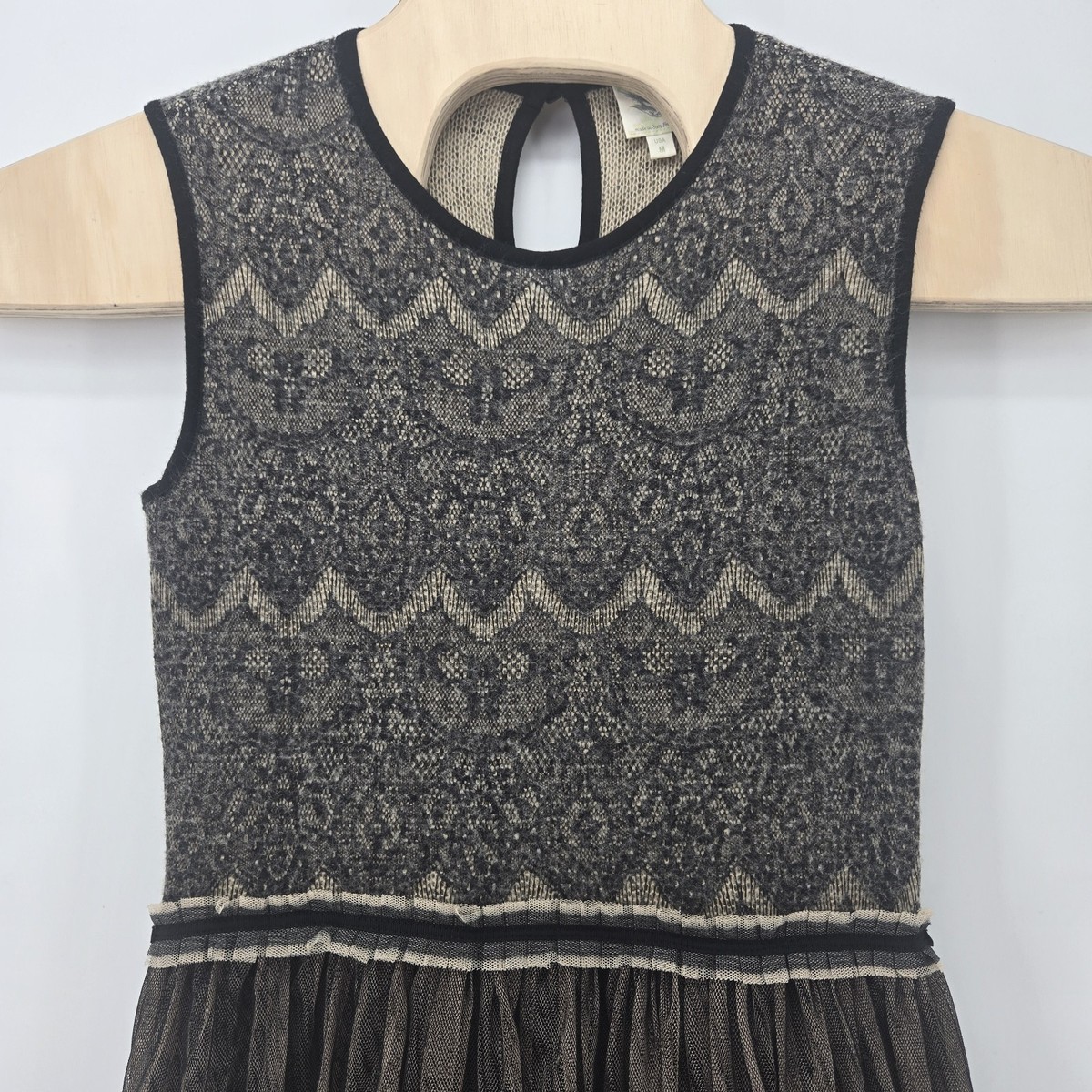 Anthropologie Weston Wear Dress Dulcie Medium Lace Tulle Ballet Fairygrunge Ruff View 4