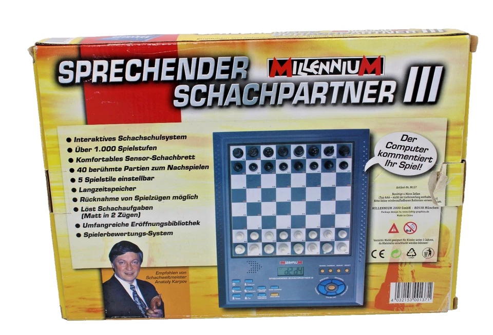 Sprechender Schachpartner 3 | Schachcomputer | Schach lernen | viele Stufen - Bild 4 von 4