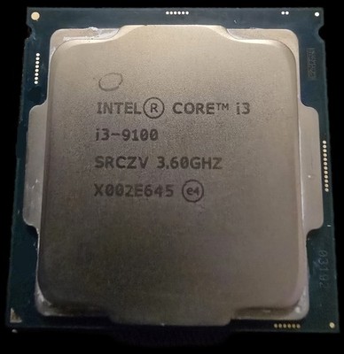 Intel Core i3-9100 3.6GHz Quad-Core CPU Processor LGA 1151 9th Gen SRCZV