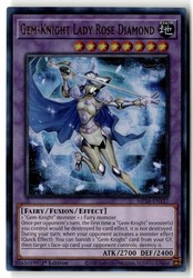Gem-Knight Lady Rose Diamond MP24-EN157 Ultra Rare 1st Edition
