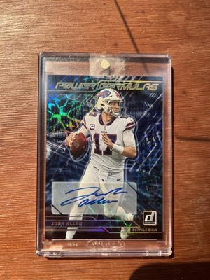 2021 Panini Donruss Josh Allen Power Formulas Auto 17/25 Jersey # SSP