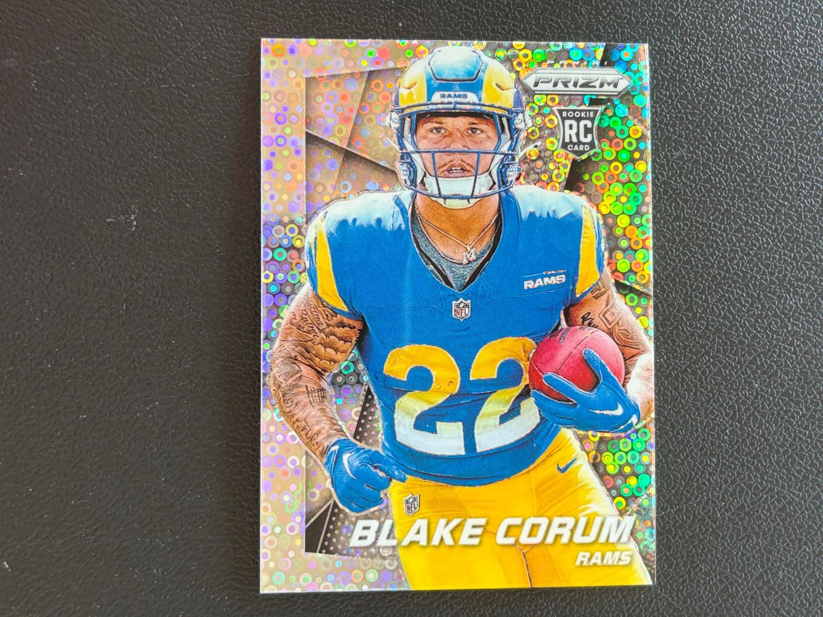 Blake Corum 2024 Prizm Flashback Disco Rookie RC Los Angeles Rams C82