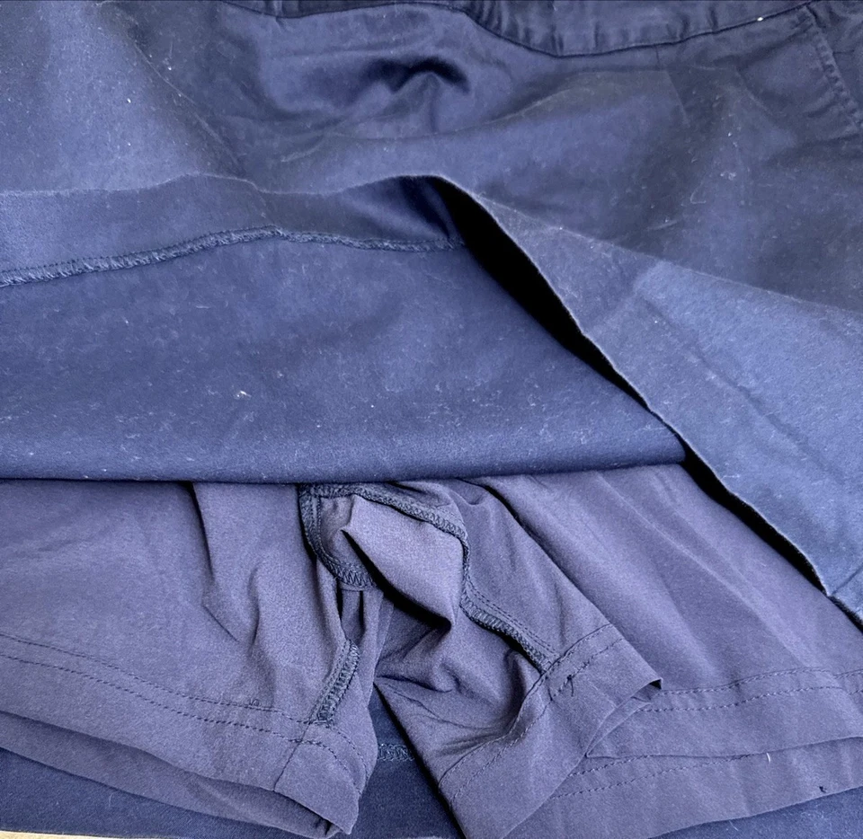 Lizwear Mujer Azul Marino Skort Cremallera Lateral/Bolsillos Talla 16 Algodón/Poliéster Foto 2 de 4