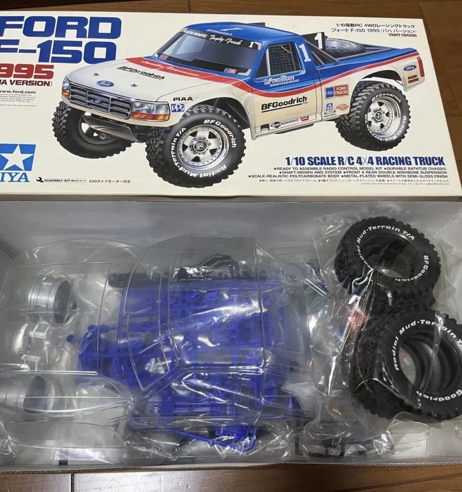 Tamiya Ford F-150 1995 Baja Version 1/10 Scale TA02T Chassis 4WD Electric RC - Image 4 of 4