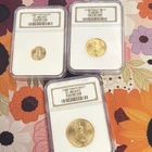 US Mint 2000 American Eagle Gold Mixed Lot MS 69 ANA Certified Coins