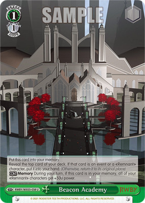 Beacon Academy - RWBY/WX03-038 - U Near Mint Weiss Schwarz RWBY