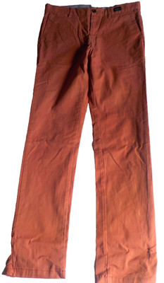 TOMMY HILFIGER Denton Chino Straight Fit  Hose, Stretch , Terr, Größe 32 / 34, M