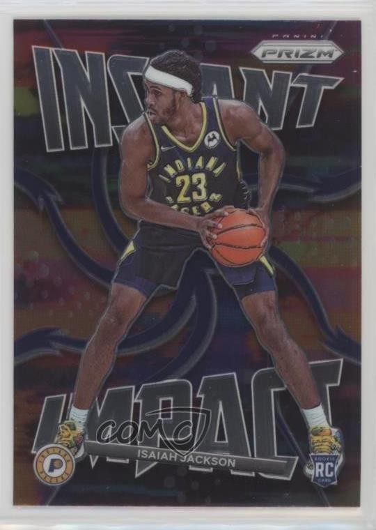 2021-22 Panini Prizm Instant Impact Isaiah Jackson #9 kr0