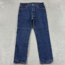 Vintage Levi's 501 Jeans Men 34x31 Blue Denim Straight Leg Button Fly Skater Y2K