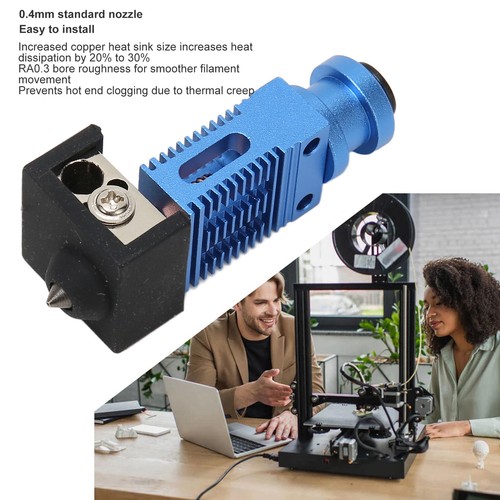 3D Printer Hotend Kit 550 High Temperature Accuracy All Metal Hotend - Photo 11/12