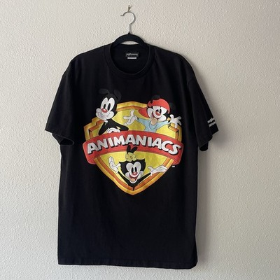 The Hundreds x Animaniacs Shirt XL 90s Cartoon Graphic Tee Black Warner Bros
