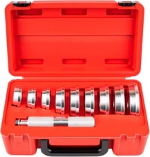 10pcs Bearing Race and Seal Driver Set, Bearing Press Kit with 1pc Driver Handle