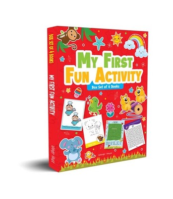 My First Fun Activity Boxset of 4 Books: Spot the Difference, Mazes, Word Se...