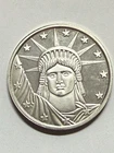 Liberty Eagle USA Made Vintage .999 Silver 1 Oz Ounce Round RARE