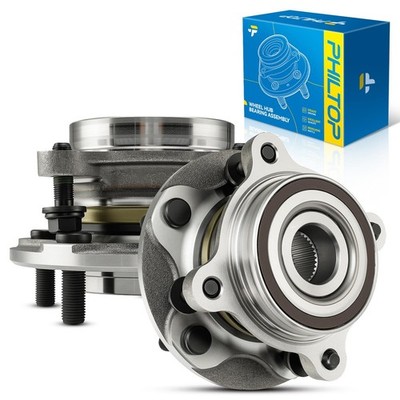 PHILTOP 515202 4WD Front Wheel Hub Assembly Fit for Toyota Tundra 2007-2021, ...