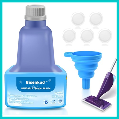 #ad Cost Effective 17 Fl Oz Refillable Cleaning Solution Bottle for Swiffer Wet Jet $23.35