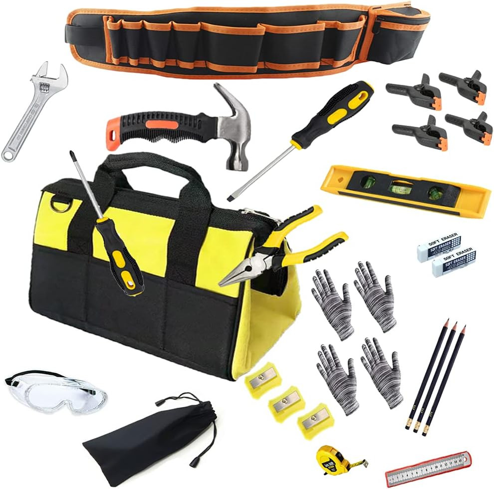 Migliore Borsa Attrezzi per Bambini: Kit Strumenti Reali Fai da Te Vero