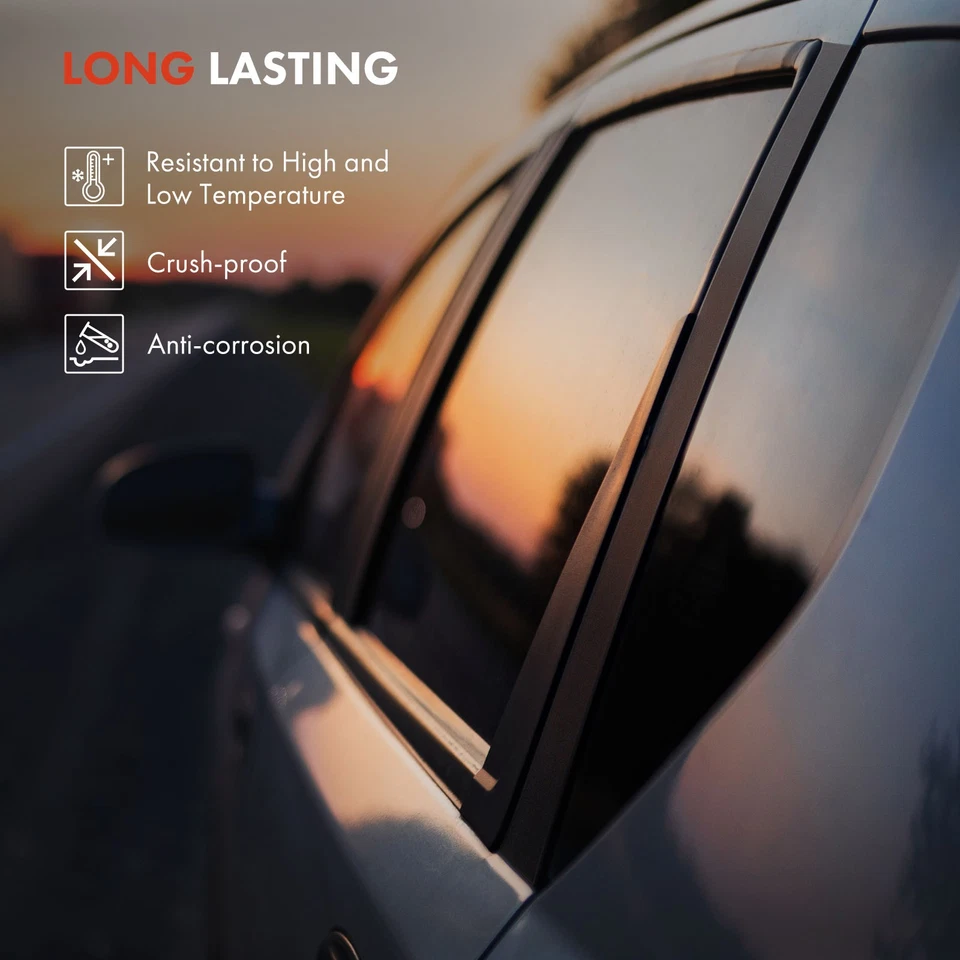 2x Vedação de porta dianteira/traseira para Jeep Cherokee 84-96 Comanche Wagoneer - Imagem 4 de 4