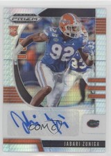 2020 Panini Prizm Draft Picks Rookies Hyper 9/75 Jabari Zuniga #210 Auto n0c