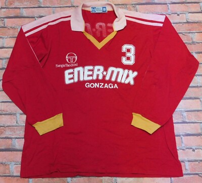 Enermix Gonzaga Milano N°3 Jersey Shirt Volleyball Worn 80'S Size L