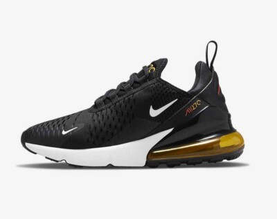 NIKE AIR MAX 270 ESS GS GRÖßE UK 5,5 EUR 38,5 (DQ0968 001) SCHWARZ