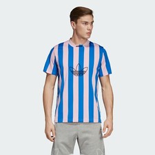 Adidas Originals STRIPE JERSEY Soccer ARCHIVAL TREFOIL Shirt tiro Men size M NWT