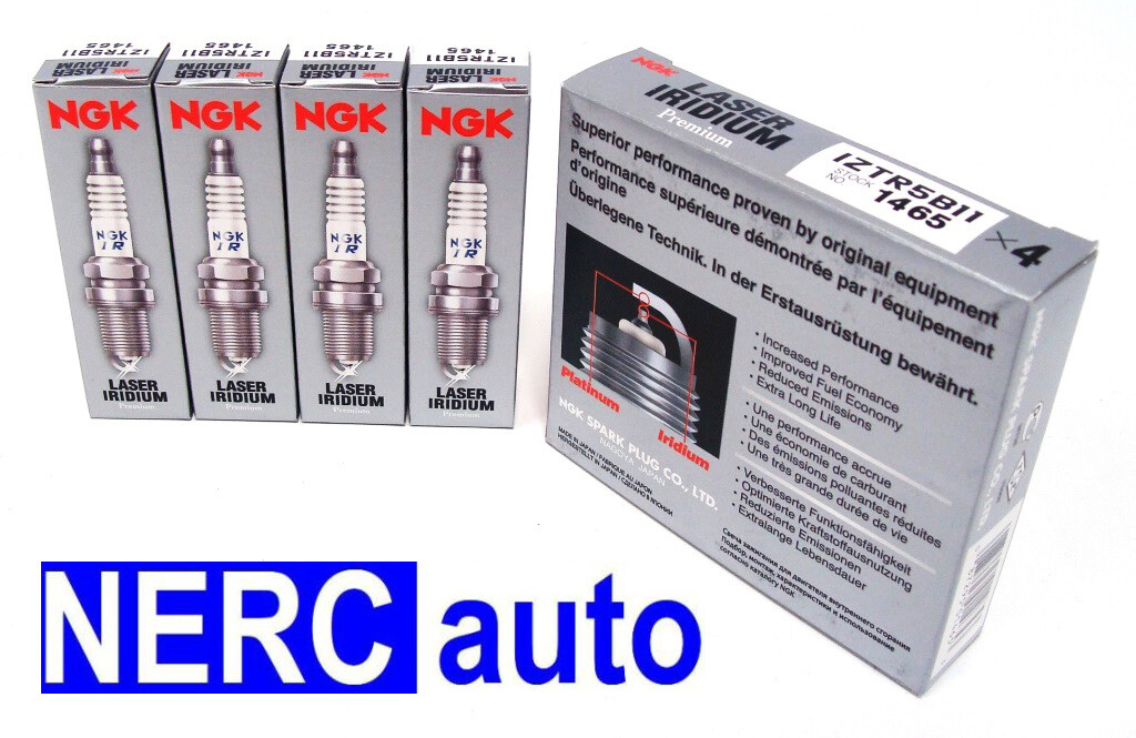NGK LASER IRIDIUM Iridium Spark Plugs ZGR7GI13G 96760 Set of 4