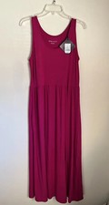 Ava & Viv Women's Size X PULLOVER Sleeveless Elastic Waist Dress W/Pockets