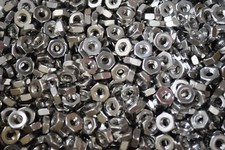8-32 Stainless Steel 18-8 Hex Machine Screw Nut Lot of 100