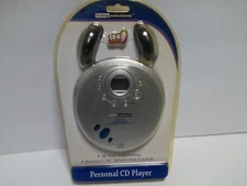 Living Solutions Personal CD Music Player 20 Track  ATC 2630 Silver Black 