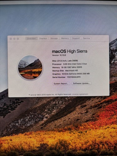 Apple iMac (21.5-Inch, Late 2009) – Excellent Condition – Working – Sold As-Is - Afbeelding 4 van 6