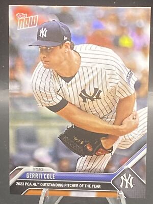 2023 Topps Now Players Choice Awards #PCA-7 Gerrit Cole