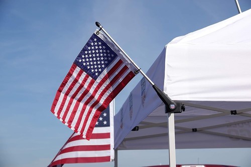 Lightweight Golf Cart Flagpole with Anti-Furl Swivel Clips - Easy Installation - Picture 6 of 7