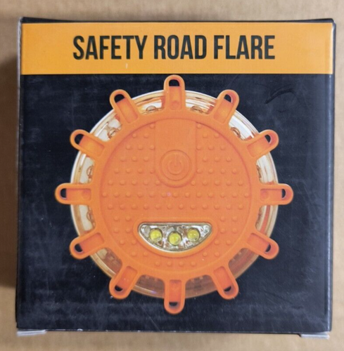 Flare Emergency Road Disc Safety Light Flashing Roadside Beacon Warning Lite LED - Picture 2 of 3
