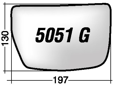 Specchio Sinistro SX Iveco Daily 2006-2014 Piastra Termica Inclusa