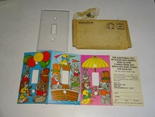 vintage Beech Nut Baby Food Advertising Light Switch original mailing box screws