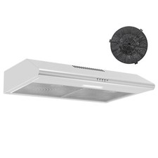 Campana extractora debajo del gabinete de 30 pulgadas 250 CFM control de botón de ventilación de cocina LED de 3 velocidades nueva