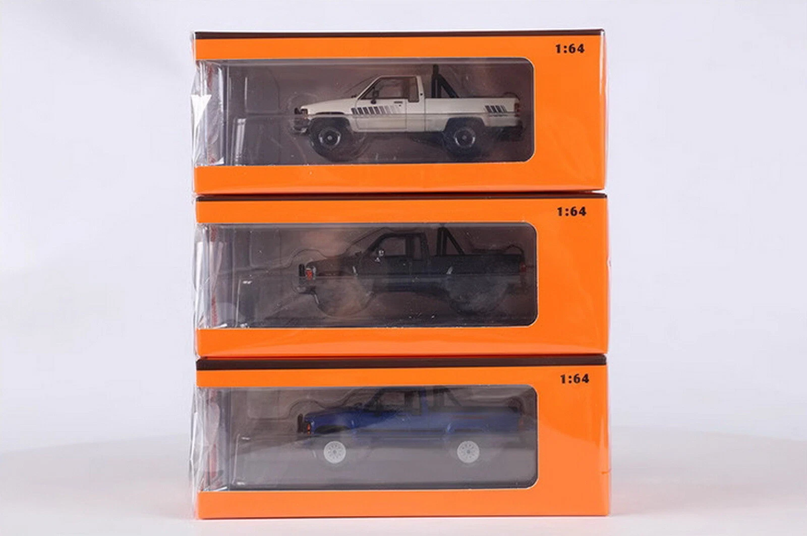 GCD 1/64 Scale Toyota Hilux SR5 XTRA Cab Pickup Grey Diecast