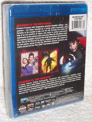 Scanners Part 1 I II 2: The New Order & III 3: The Takeover (Blu
