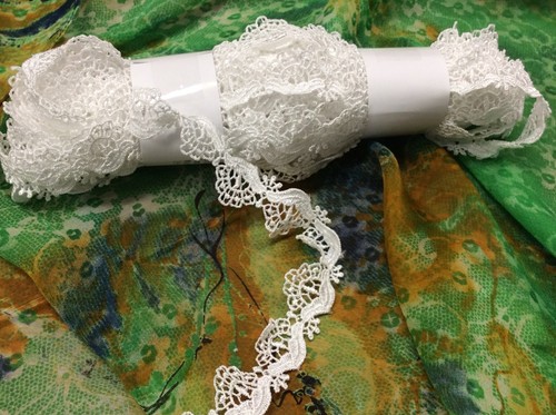 Hardy'sTextile Embroidered,Ribbon,Vintage,Wedding dress,sewing craft Lace Trim - Foto 68 di 95