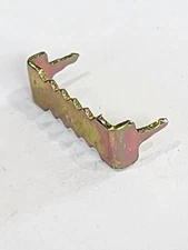 Nailess Sawtooth Hanger Wood Frame Picture No Nail 1" Small, Brass Plated, 1000