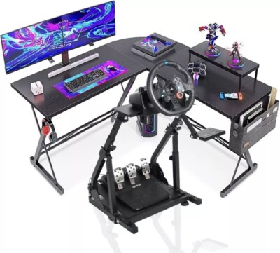 Marada G920 Racing Sim Steering Wheel Stand Fit Thrustmaster Logitech G29 G923