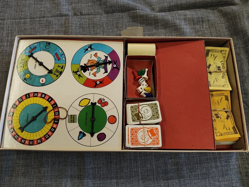 Selchow & Righter Co Go For Broke Spend a Million Vintage Board Games *In Box* - Image 3 of 4