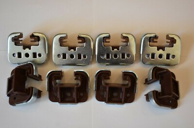 8x Kenlin Rite-Trak I Drawer Guide Glide & Metal Support w/ Screws -  Authentic