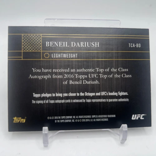 Beneil Dariush 2016 Top of the Class Ruby Auto 2/8 UFC - 496 - Picture 2 of 2