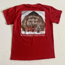 Stockdale’s Rural Outfitters Shirt Farmhouse Christmas Southern Couture Medium