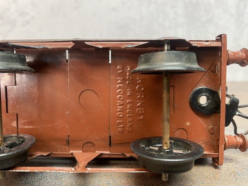 Vintage Hornby "Liverpool Cables" "NE" 0-gauge Flat Car w/ Cable Drum - Picture 8 of 8
