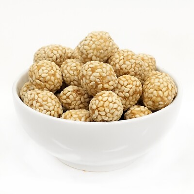 Crunchy Sesame Kri Kri Coated Peanuts 3 kg   Crispy & Delicious Party Snack